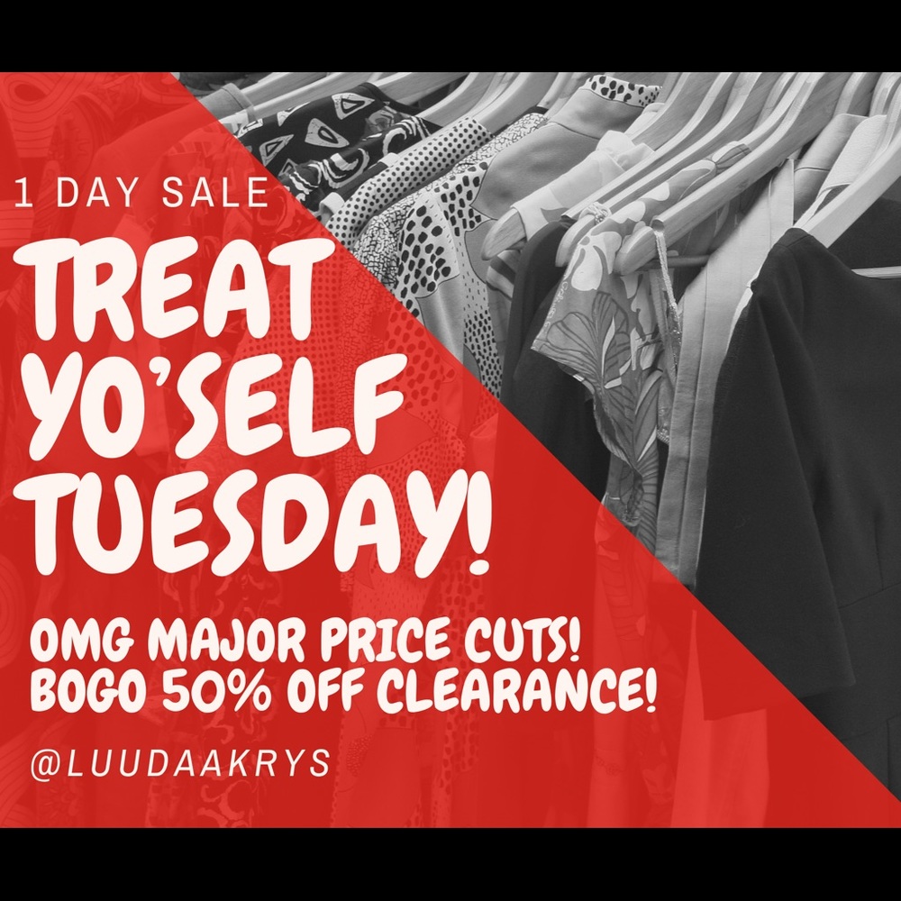 TREAT YO’SELF TUESDAY FLASH SALE ⚡️